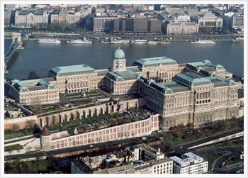 Der Burgpalast in Budapest