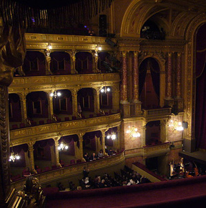 Innenraum der Oper Budapest