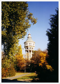 Der Wasserturm auf der Margareteninsel