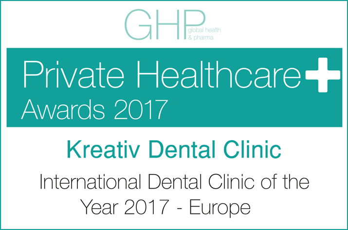 Kreativ Dental Clinic Budapest - International Dental Clinic of the Year 2017 - Europe.